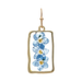 Gold Forget-Me-Nots Flower Bar Earring
