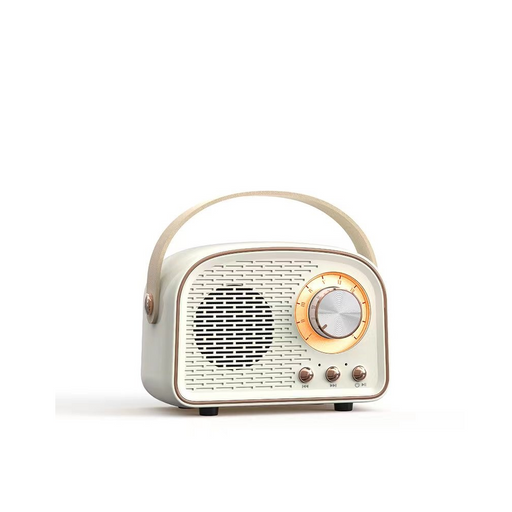 Retro Mini Wireless Speaker ivory