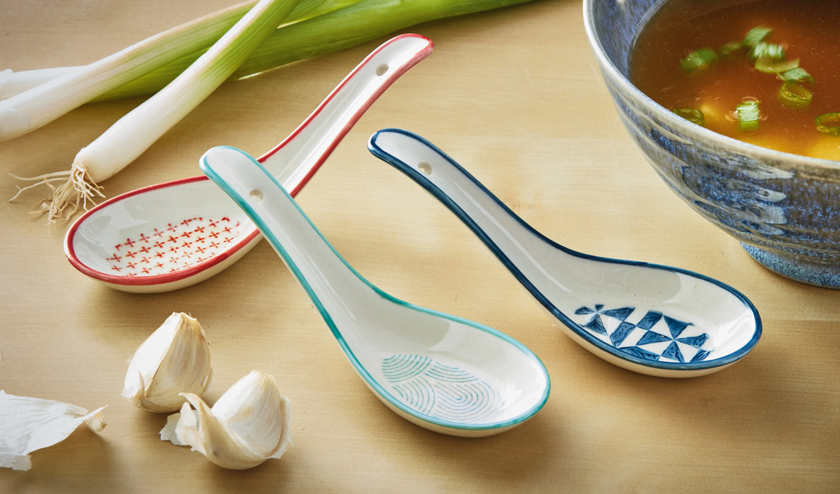 Geo Soup Spoon Assortment Of 3
