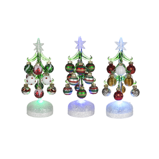 Light Up Christmas Tree with Ornaments