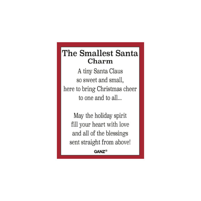 The Smallest Santa Charm