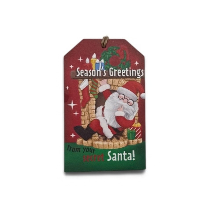Season’s Greetings Secret Santa Gift Tag Ornament