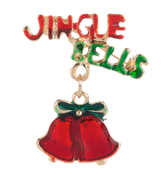 Jingle Bells Swing into the Season Pin