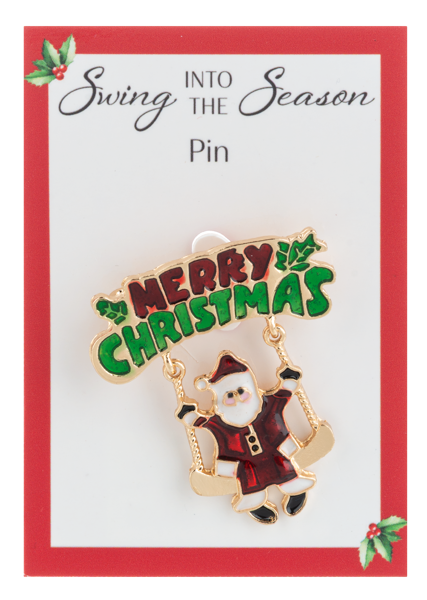 Swing into the Season Holiday Pins