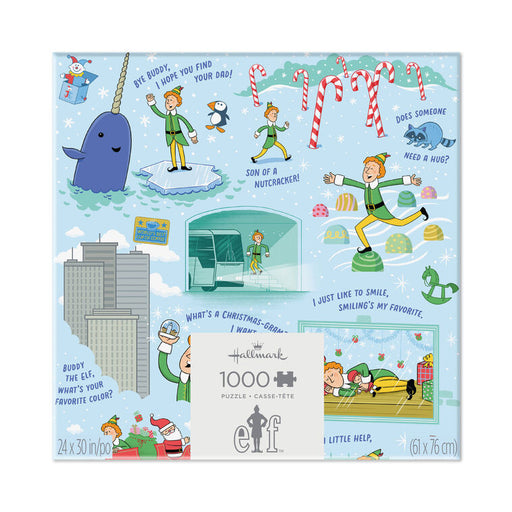 Elf Journey to New York 1000-Piece Jigsaw Puzzle