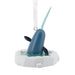 Narwhal ornament on a white background