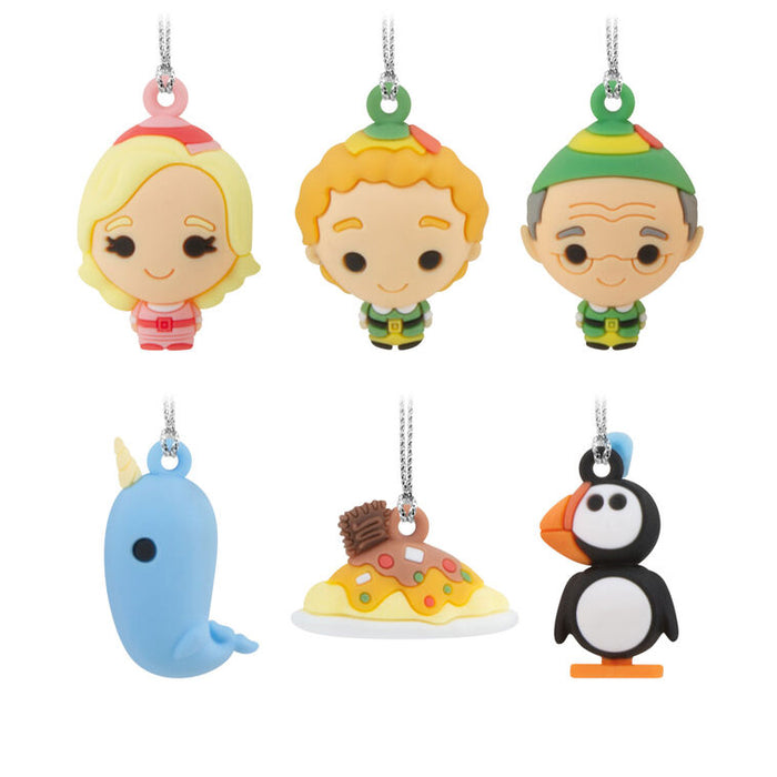 Mini Elf Shatterproof Hallmark Ornaments, Set of 6