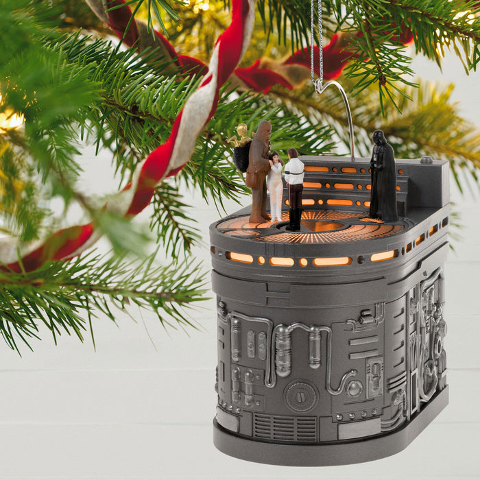 Star Wars: The Empire Strikes Back™ Into the Carbon-Freezing™ Chamber 2023 Ornament With Light, Sound and Motion