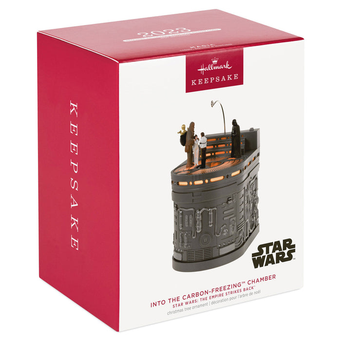 Star Wars: The Empire Strikes Back™ Into the Carbon-Freezing™ Chamber 2023 Ornament With Light, Sound and Motion