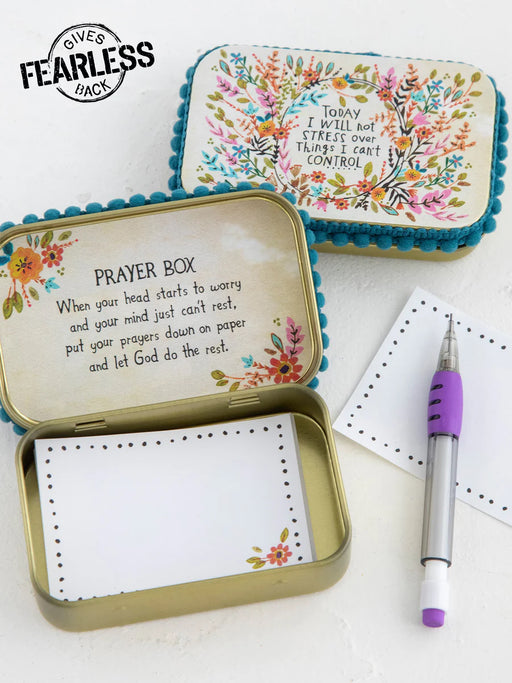 Will Not Stress Tin Prayer Box