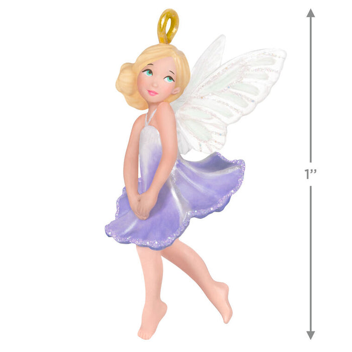 Mini Morning Glory Fairy Ornament, 1"