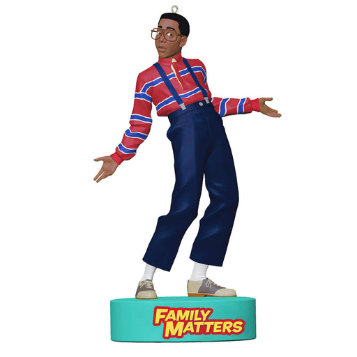 Family Matters Steve Urkel 2023 Ornament With Sound