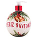 Simple Pleasures Feliz Navidad Bottle with Balsom Fir Liquid Soap