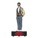 Figure of a character from 'Ferris Bueller's Day Off' with a standee displaying the title.