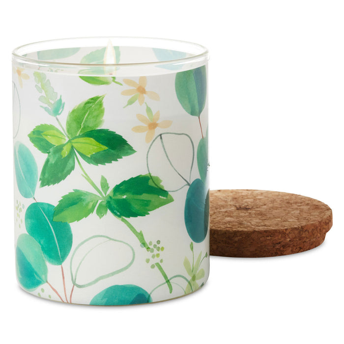 Fresh Mint and Eucalyptus Scented 2-Wick Jar Candle