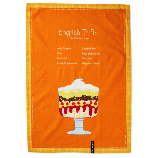 Friends Rachel's English Trifle Tea Towel and Turkey Pot Holder