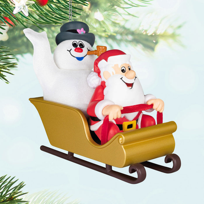 Frosty the Snowman™ Frosty and Santa 2024 Ornament