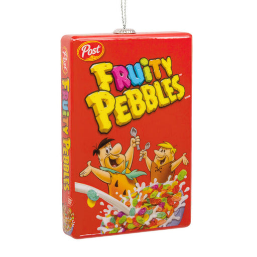 Post Flintstones Fruity Pebbles Cereal Shatterproof Hallmark Ornament