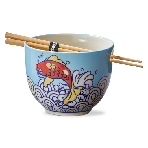 Koi Fish Noodle Bowl Set Of 2
