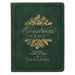 Christmas Grace Green Faux Leather Advent Devotional