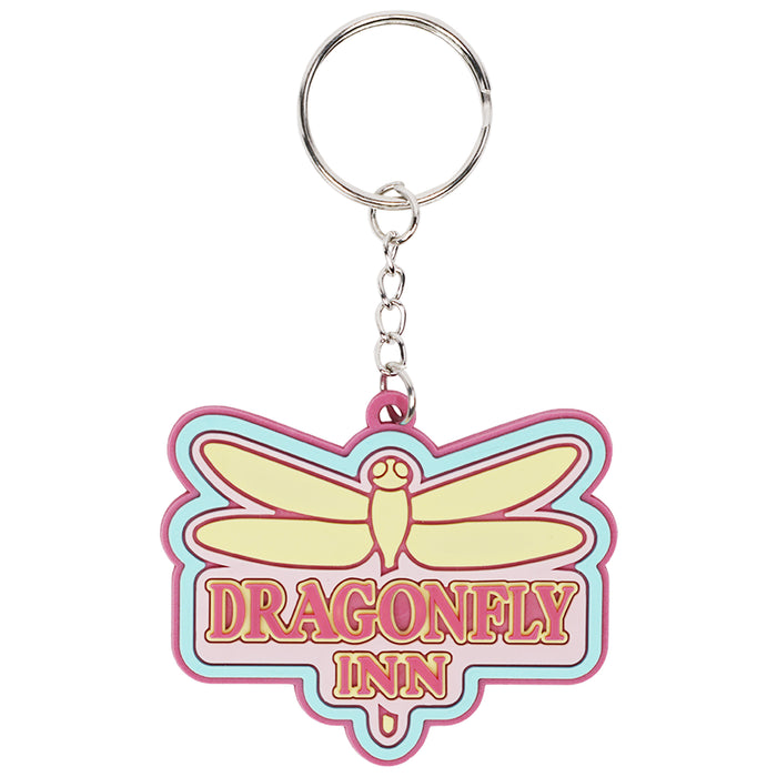Gilmore Girls Dragonfly Inn Rubber Keychain