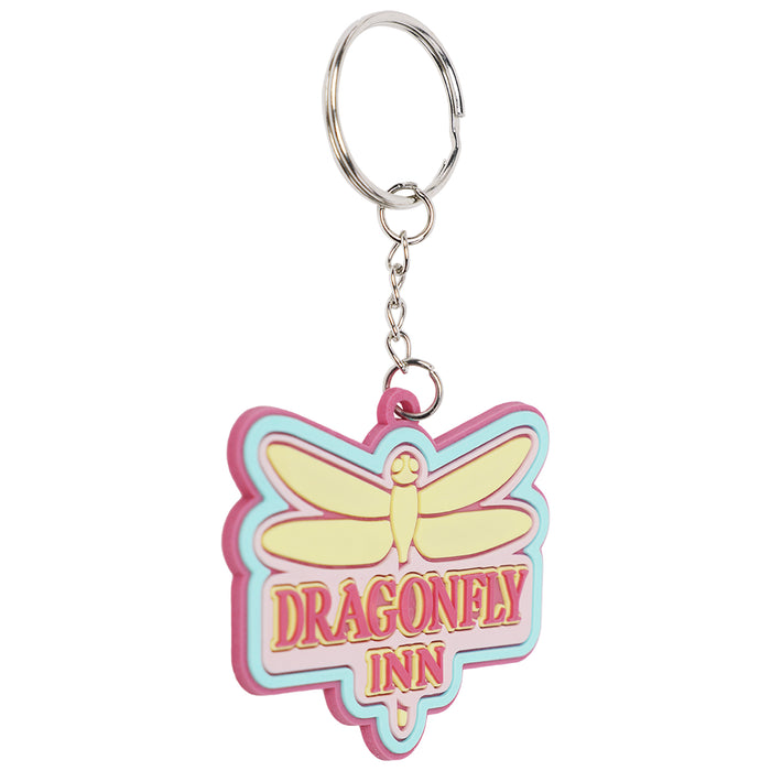 Gilmore Girls Dragonfly Inn Rubber Keychain