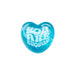 Blue heart-shaped object with 'YOU ARE ENOUGH' text on a white background