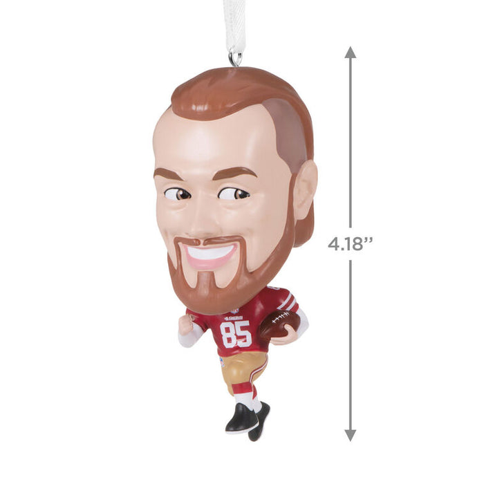 NFL San Francisco 49ers George Kittle Bobblehead Hallmark Ornament