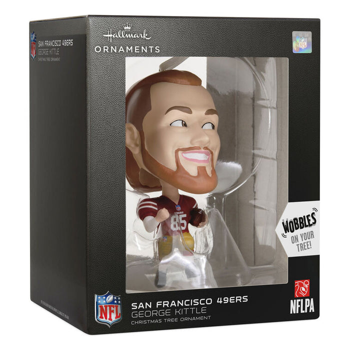 NFL San Francisco 49ers George Kittle Bobblehead Hallmark Ornament