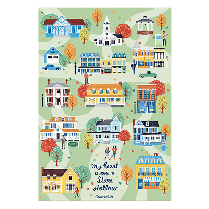 Gilmore Girls Stars Hollow Tea Towel