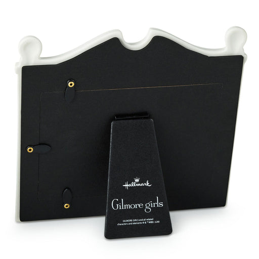 Black photo frame with 'Gilmore Girls' branding on a white background