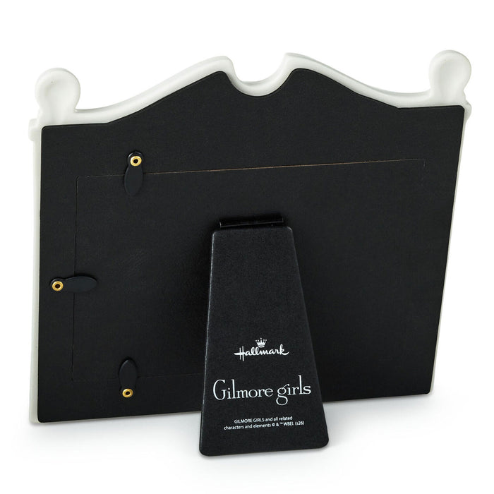 Black photo frame with 'Gilmore Girls' branding on a white background