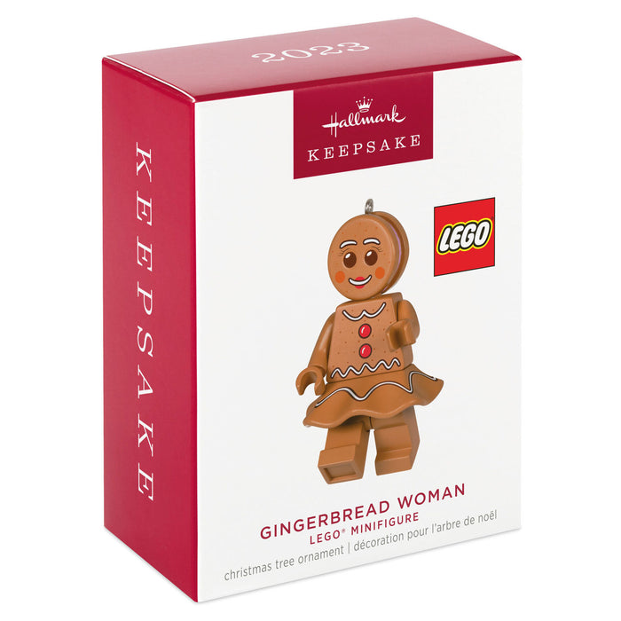 Gingerbread Woman LEGO® Minifigure 2023 Ornament