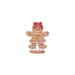 Gingerbread Cookie Figures Gingerbread Woman bow