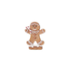 Gingerbread Cookie Figures candy cane boy