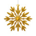 Gold Snowflake Metal Hallmark Ornament