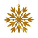 Gold Snowflake Metal Hallmark Ornament
