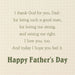 You're a Good Man Religious Father's Day Card for Dad