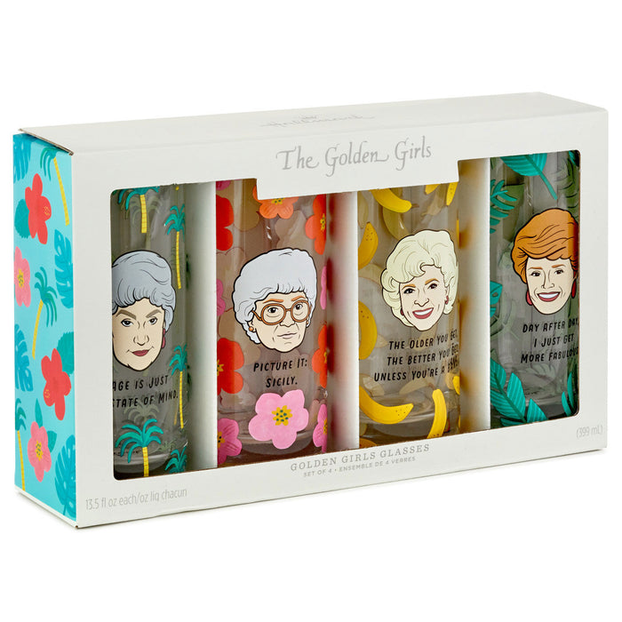 The Golden Girls Drinking Glasses