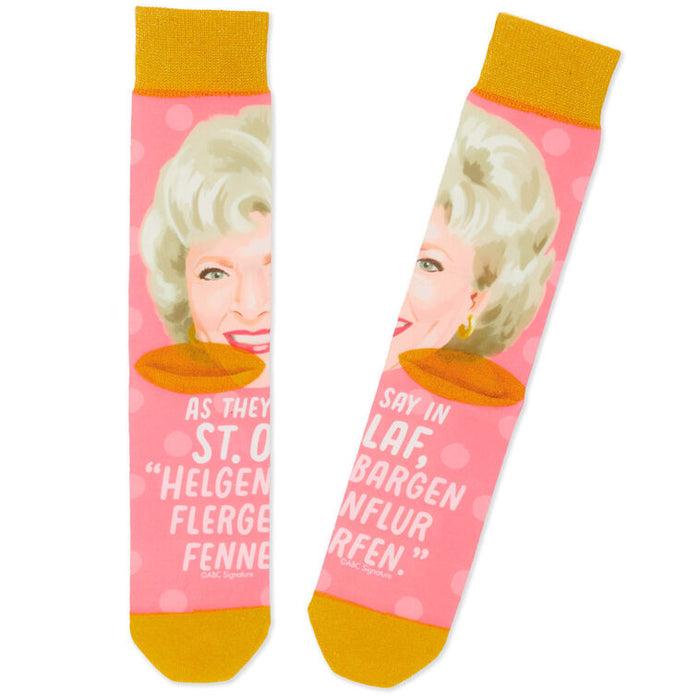 Rose The Golden Girls St. Olaf Novelty Crew Socks