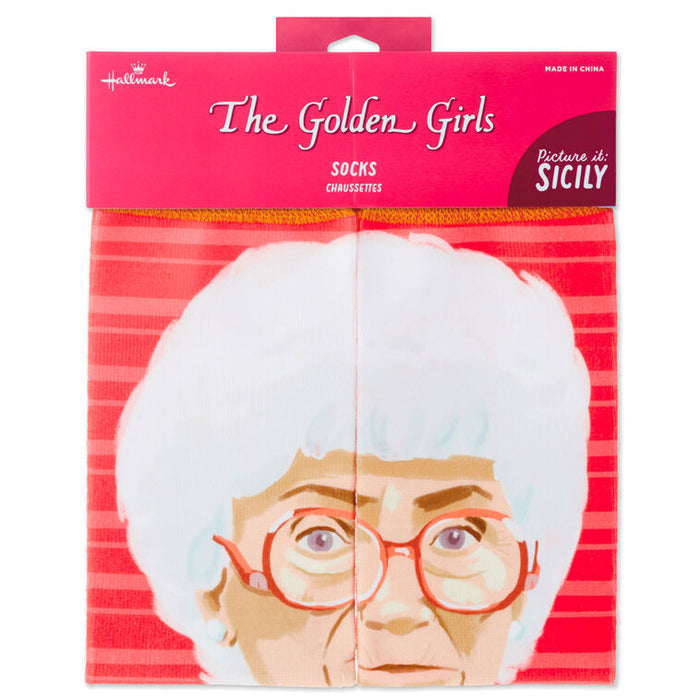 Sophia The Golden Girls Sicily Novelty Crew Socks