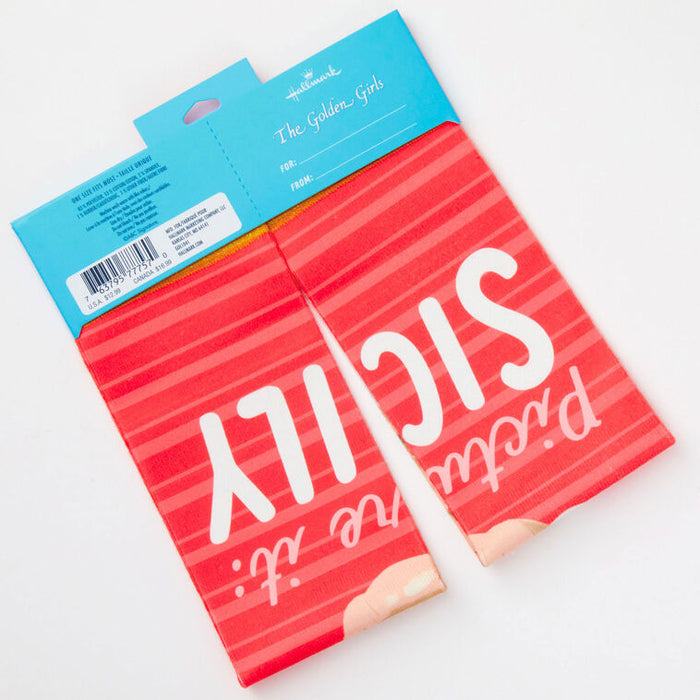 Sophia The Golden Girls Sicily Novelty Crew Socks