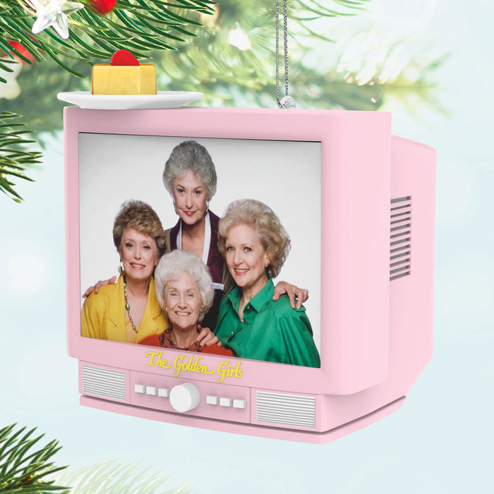 The Golden Girls Cheesecake Break 2024 Ornament With Light and Sound