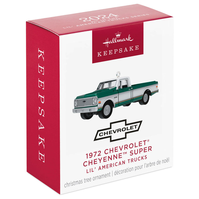 1972 Chevrolet® Cheyenne™ Super 2024 Metal Ornament - 2nd in the Lil' American Trucks Series