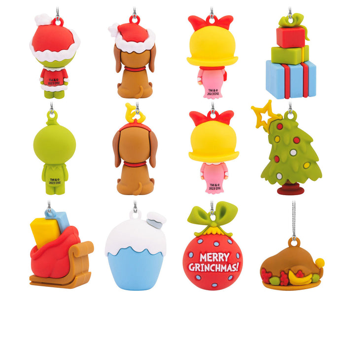 Dr. Seuss's How the Grinch Stole Christmas!™ Hallmark Countdown Calendar Paper Tree Set With 12 Mini Ornaments