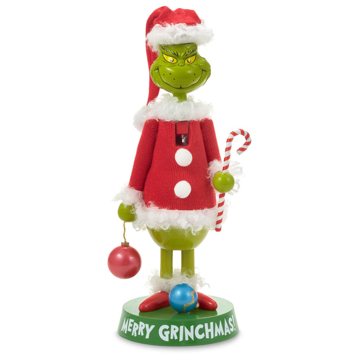 Dr. Seuss's How the Grinch Stole Christmas!™ Grinch in Santa Suit Nutcracker Figurine