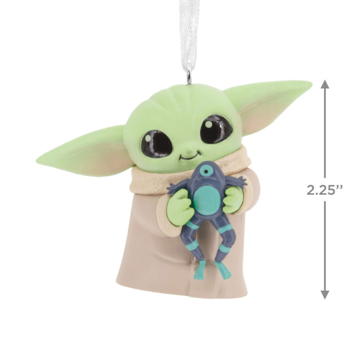 Star Wars: The Mandalorian™ Grogu™ With Frog Hallmark Ornament