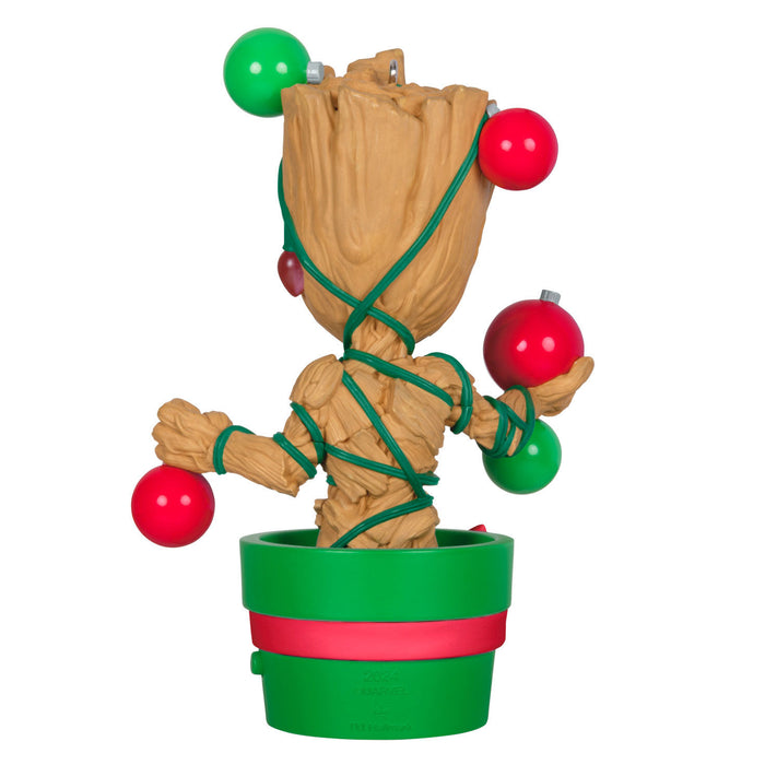 Marvel Guardians of the Galaxy O Christmas Groot 2024 Ornament With Light