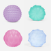 Gump Surface Memory Gel Stress Ball 4 Pack