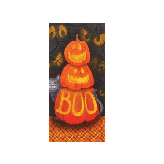 Boo Pumpkins Terry Hand Towel